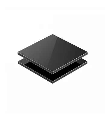 Aliuminio kompozito plokštė Light 3x1220x3100 mm, juoda