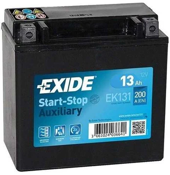 EXIDE EK131 AGM 12V 13Ah 200A (EN) akumuliatorius