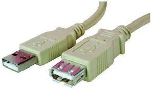 Kabelis USB LAMA PLUS USB-A - USB-A 3 m Juodas