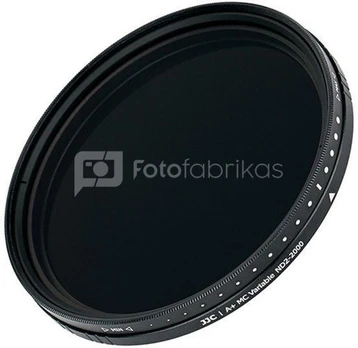 JJC 40.5mm ND2 ND2000 Variable Neutral Density Filter