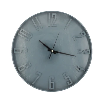 Sieninis pilkas laikrodis, 40 cm