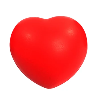 Antistresinis žaislas Heart, 6 cm, raudona