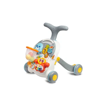 Interaktyvus stumdukas ir staliukas Toyz Spark 2in1. pilkas