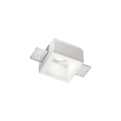 Ideal Lux Recessed lamp 1 light SAMBA SQUARE, GU10, baltas kaina