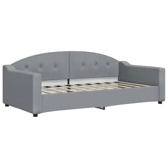 Sofa, šviesiai pilkos spalvos, 90x190cm, audinys
