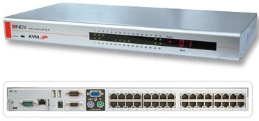 LINDY KVM Switch CAT-32 IP Combo, 32 Port