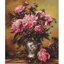 Vase of Peonies SB543