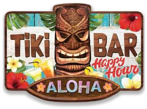 Fiesta Tiki Bar skilt