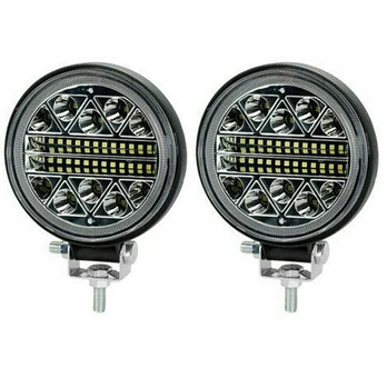 2vnt 102w Darbinis halogeninis Led žibintas prožektorius 34led