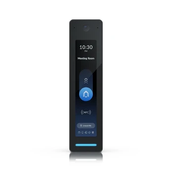 Ubiquiti UA-G2-Pro-Black | NFC Bluetooth Access Reader | UniFi Access Reader G2 Pro, Touchscreen, Camera, Intercom, BT4.1, IP55, PoE