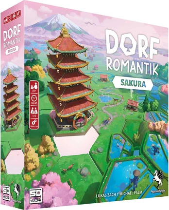 Sd Games Spanish Dorfromantik Sakura board game