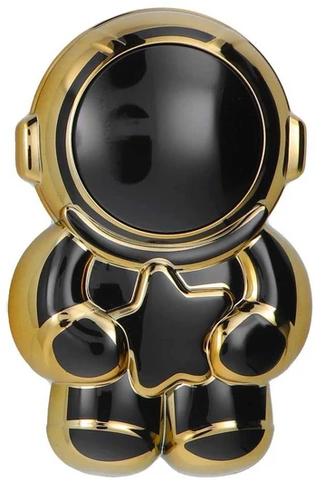 Phone stand ASTRONAUT - stick-on - juodas