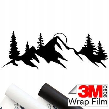 3m 2080 lipdukas automobiliui Góry Mountains Las 15x5,5