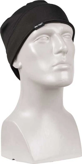 Mil-Tec ELASTIC Juodas HAT FLEECE