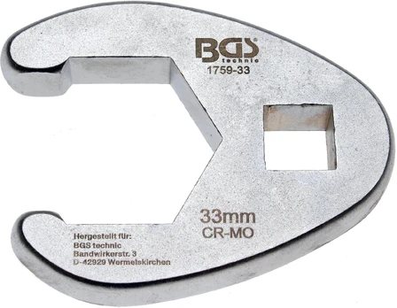 Raktas varnos koja | 12.5 mm (1/2") | 33 mm (1759-33)