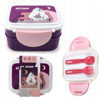 Moomin Bento Dėžutė su Stalo įrankiais, 1950ml