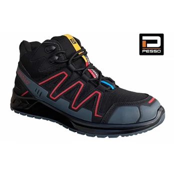 Apsauginiai batai Boulder S3 SRC, juoda/raudona 47, Pesso