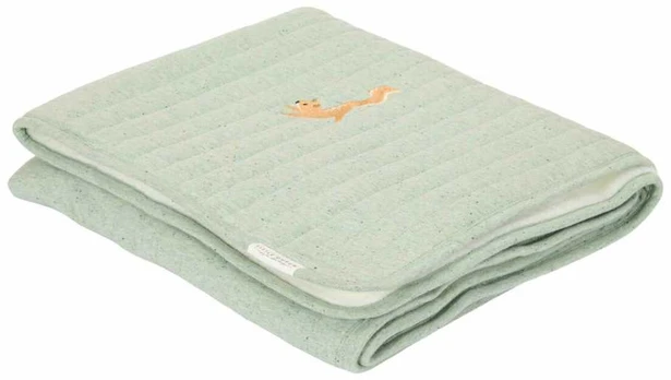 Little Dutch Cot blanket `Pure Sage´ 110×140 cm