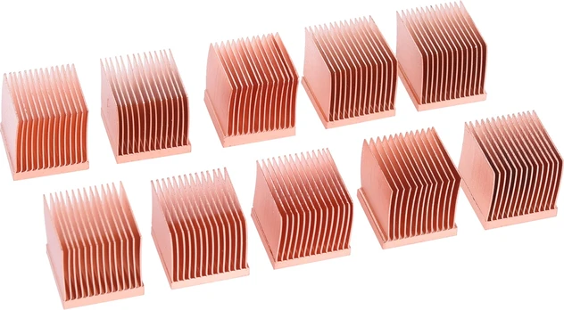 Radiatorius Alphacool GPU RAM Copper Heatsinks 14x14mm, 10 vnt.
