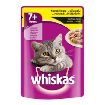 Kačių ėdalas WHISKAS, su vištiena, 85 g