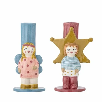 Bloomingville - Bisby Candle Holder - Multi
