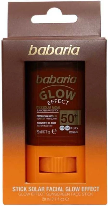 BABARIA GLOW EFFECT STICK SOLAR FACIAL SPF50+ 20ML