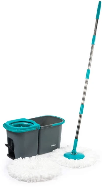 Beldray LA00000006UFEU7 Anti-Bac Dual Comaprtment Spin Mop & Refill Head