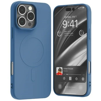 Dėklas Mercury MagSafe Semi-Silicone iPhone 16 Pro Max 6,9" mėlyna |mėlynas