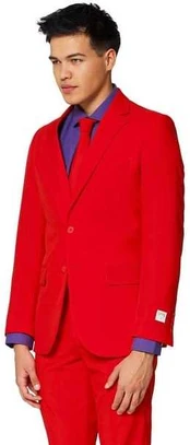 Rødt jakkesæt OppoSuits