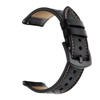 „BestAccessories“, 20 mm pločio odinis dirželis, juodas
