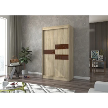 Sliding wardrobe with lacobel BATIA 120