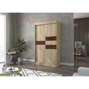 Sliding wardrobe with lacobel BATIA 120 kaina