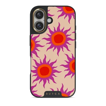 Sunset Glow - iPhone 16 Plus Case, Elite Dark (MagSafe) / Gold
