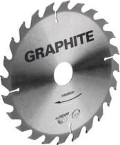 Pjovimo diskas Graphite, 185 mm x 30 mm kaina