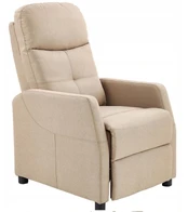 Fotelis FELIPE recliner, color: beige kaina