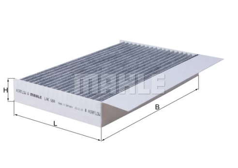 Salono filtras KNECHT LAK684