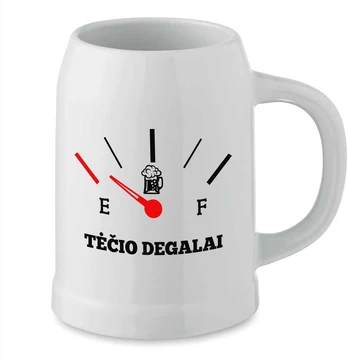 Keramikinis bokalas "Tėčio degalai"