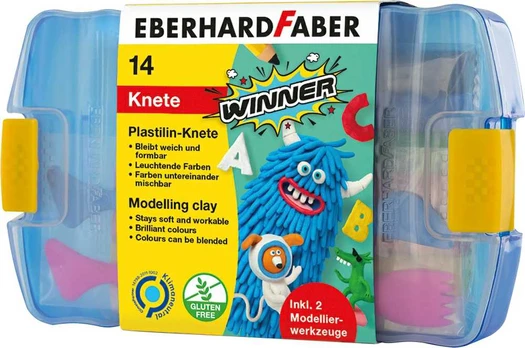 Plastilinas EberhardFaber, Winner 7 spalvų