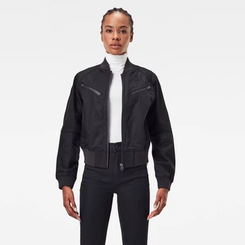 G-Star RAW Bomber striukė moterims, juoda, S