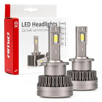 Amio xd d2s d2r led lemputės amio-03311