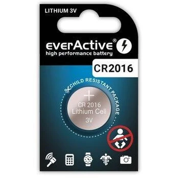 Ličio baterija CR2016 3V EverActive 5 vnt