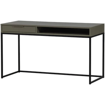 Rašomasis stalas Nore, 75 x 130 x 58 cm, pušis, ruda