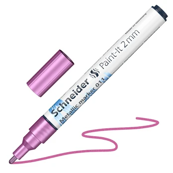 Teksto žymeklis Schneider Paint-lt 011, 2 mm, metalo/violetinė
