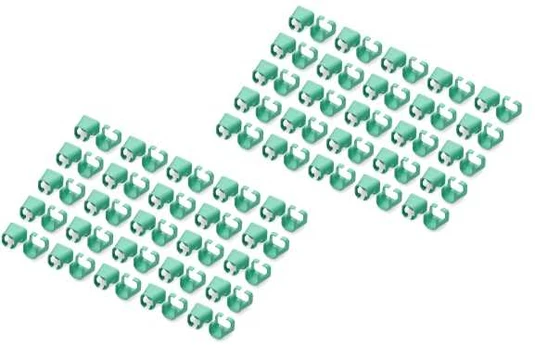 DIGITUS Farbclips für Patchkabel RJ45 100 Stück grün