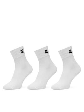 DC Shoes Ilgos kojinės CEO_AS_DC_01Z_AW26 (3-PACK) Balta