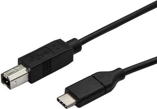Adapteris StarTech USB C to USB B Printer USB 2.0 B male, USB Type-C, 3 m, juoda
