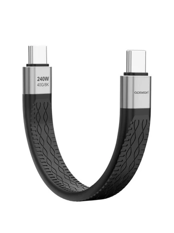 USB C į C laidas, 240 W, 15cm greitas įkrovimas 40 Gbps