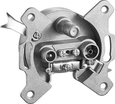 Goobay Socket 3 jungtys, TV, SAT, Radijas, 10db (67047)
