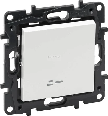 Jungiklis LEGRAND NILOE STEP, baltos spalvos