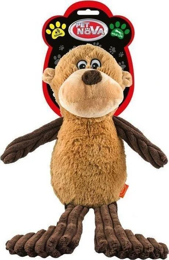 PET NOVA Monkey pliušinė minkšta beždžionė 40cm (6)